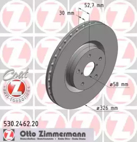 Тормозной диск (ZIMMERMANN: 530.2462.20)