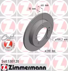 Тормозной диск (ZIMMERMANN: 540.5307.20)