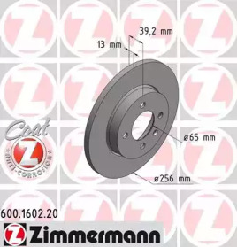 Тормозной диск (ZIMMERMANN: 600.1602.20)