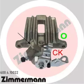 Тормозной суппорт (ZIMMERMANN: 600.4.10022)