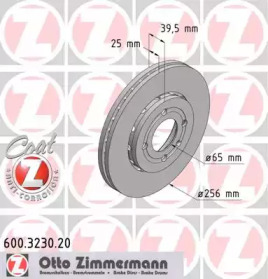 Тормозной диск (ZIMMERMANN: 600.3230.20)