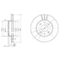 Тормозной диск (DELPHI: BG2330)