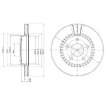 Тормозной диск (DELPHI: BG2377)