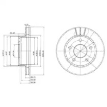 Тормозной диск (DELPHI: BG2472)