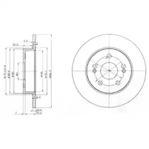 Тормозной диск (DELPHI: BG2698)