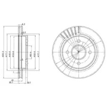 Тормозной диск (DELPHI: BG2700)