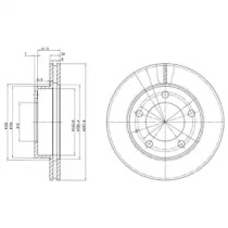 Тормозной диск (DELPHI: BG2779)