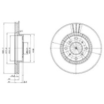 Тормозной диск (DELPHI: BG2815)