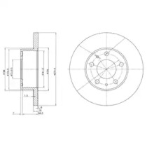 Тормозной диск (DELPHI: BG2845)