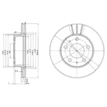 Тормозной диск (DELPHI: BG2847)