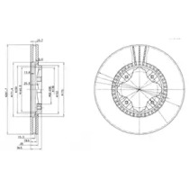 Тормозной диск (DELPHI: BG3063)