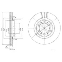 Тормозной диск (DELPHI: BG3099)