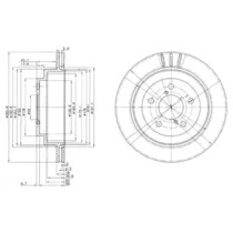 Тормозной диск (DELPHI: BG3154)