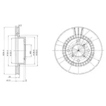 Тормозной диск (DELPHI: BG3160)