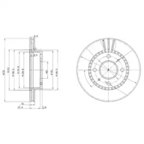 Тормозной диск (DELPHI: BG3206)