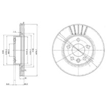 Тормозной диск (DELPHI: BG3417)