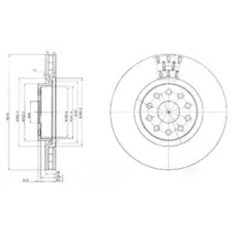 Тормозной диск (DELPHI: BG3497)