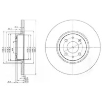 Тормозной диск (DELPHI: BG3600)