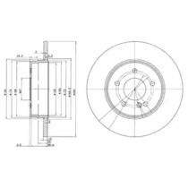 Тормозной диск (DELPHI: BG3602)