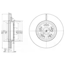 Тормозной диск (DELPHI: BG3616)
