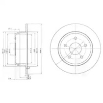 Тормозной диск (DELPHI: BG3660)