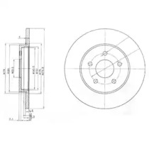 Тормозной диск (DELPHI: BG3663)
