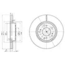 Тормозной диск (DELPHI: BG3720)