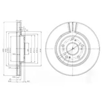 Тормозной диск (DELPHI: BG3747)