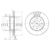 Тормозной диск (DELPHI: BG3749)