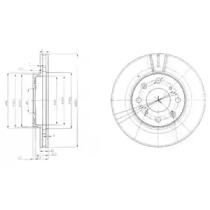 Тормозной диск (DELPHI: BG3794)