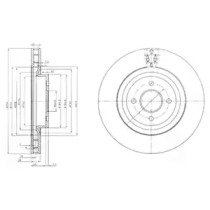 Тормозной диск (DELPHI: BG3852)