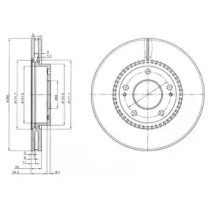 Тормозной диск (DELPHI: BG3861)