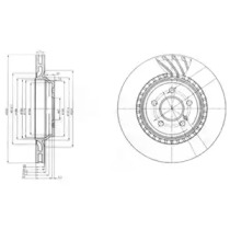 Тормозной диск (DELPHI: BG3881)