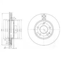 Тормозной диск (DELPHI: BG3909)