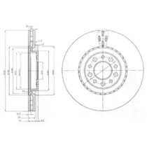 Тормозной диск (DELPHI: BG3993)