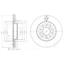 Тормозной диск (DELPHI: BG3995)