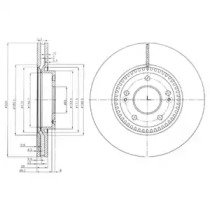 Тормозной диск (DELPHI: BG4011)