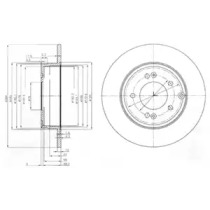Тормозной диск (DELPHI: BG4012)