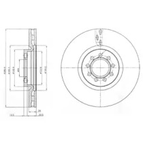 Тормозной диск (DELPHI: BG4101)