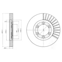 Тормозной диск (DELPHI: BG4105)