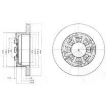 Тормозной диск (DELPHI: BG4171)