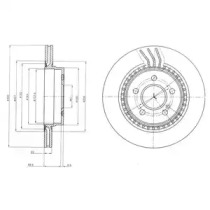 Тормозной диск (DELPHI: BG4226C)