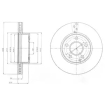 Тормозной диск (DELPHI: BG4227C)