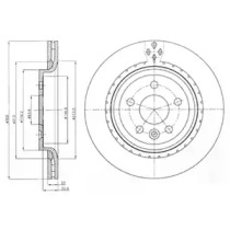 Тормозной диск (DELPHI: BG4240)