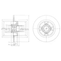 Тормозной диск (DELPHI: BG9029RSC)