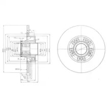 Тормозной диск (DELPHI: BG9031RSC)