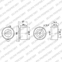 Ременный комплект (DELPHI: KDB297)