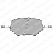 Комплект тормозных колодок (DELPHI: LP1015)