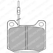 Комплект тормозных колодок (DELPHI: LP106)