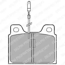 Комплект тормозных колодок (DELPHI: LP107)